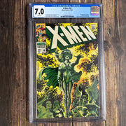 X-Men #50 CGC 7.0 WP, First use of the classic X-Men logo