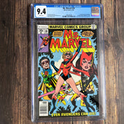 Ms. Marvel #18 CGC 9.4 WP, 1st full app of Mystique, revealed without disguise