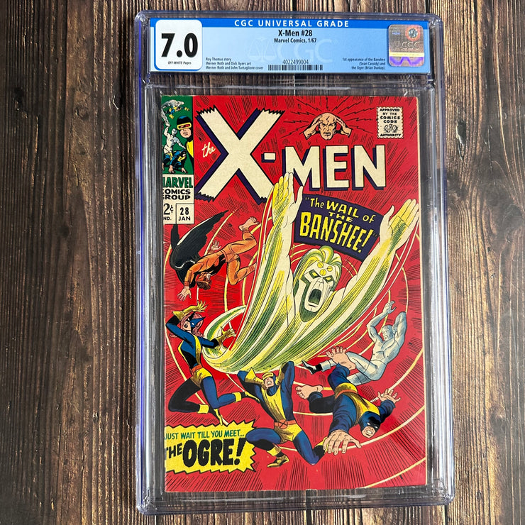 X-Men #28 CGC 7.0 1st full app of Banshee