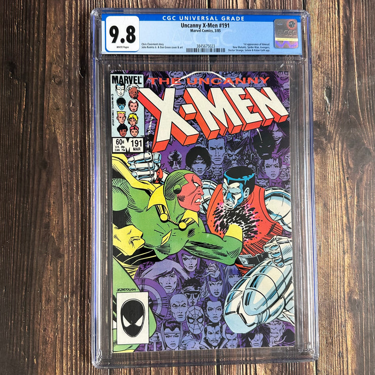 Uncanny X-Men #191 CGC 9.8 WP, 1st app of Nimrod