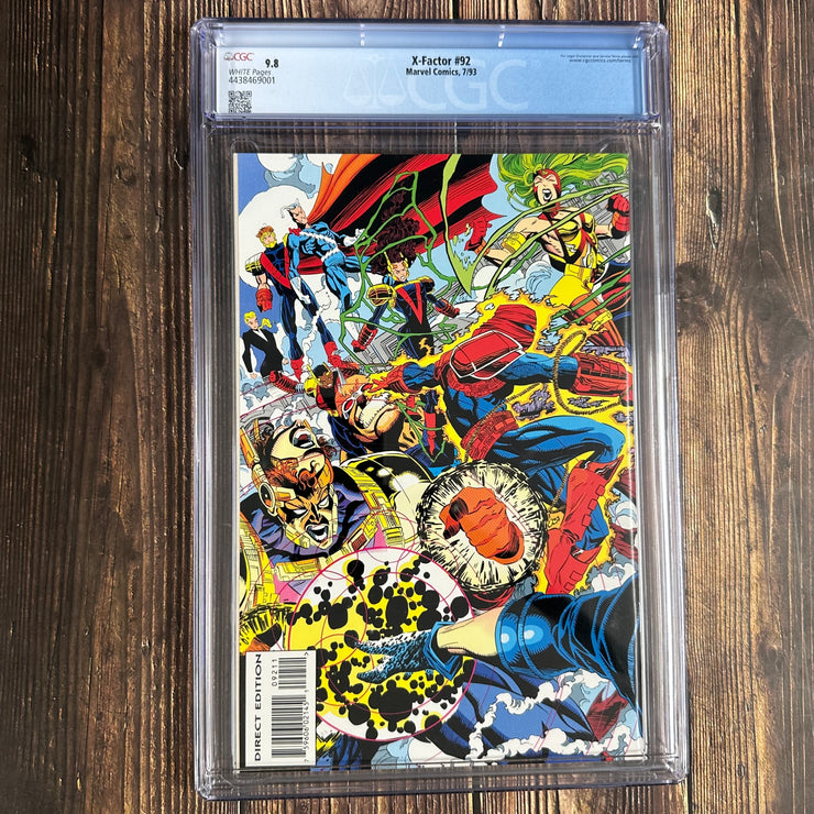 X-Factor #92 CGC 9.8 1st app of Exodus, an Omega Level mutant