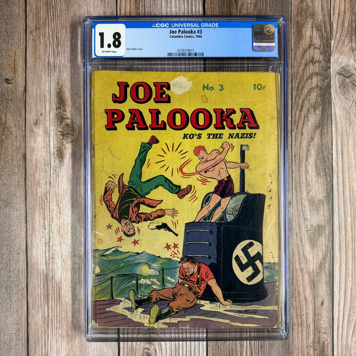 Joe Palooka #3 CGC 1.8 Cover art by Ham Fisher (Cert 9011) – Bry's Comics