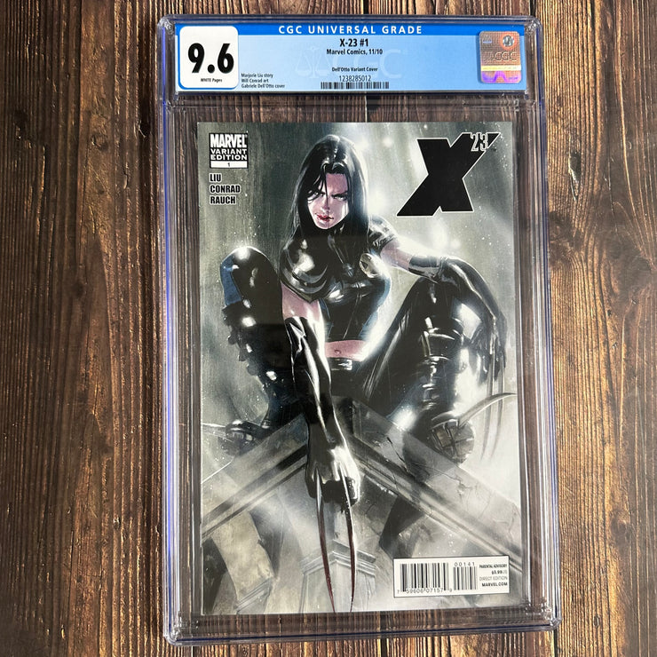 X-23 #1 CGC 9.6 1:25 Variant cover art by Gabriele Dell'Otto *Trade Avail.