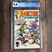 X-Factor #5 CGC 9.8 1st cameo app of Apocalypse