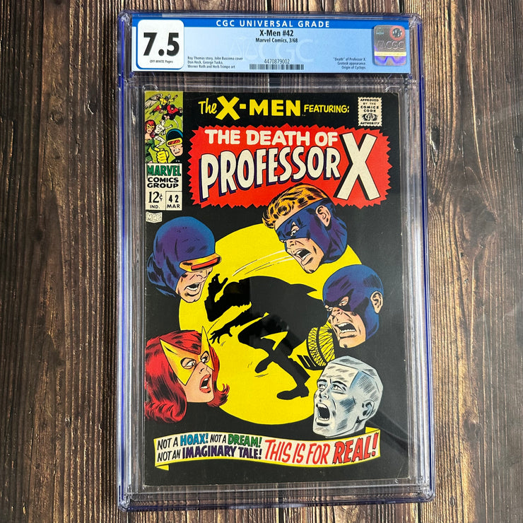 X-Men #42 CGC 7.5 Origin of Cyclops continued