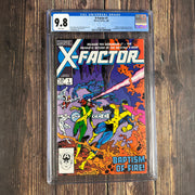 X-Factor #1 CGC 9.8 WP, 1st team app of X-Factor