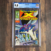 X-Factor #24 CGC 9.8 WP, 1st cover and 2nd app of Angel as the Horseman, Death