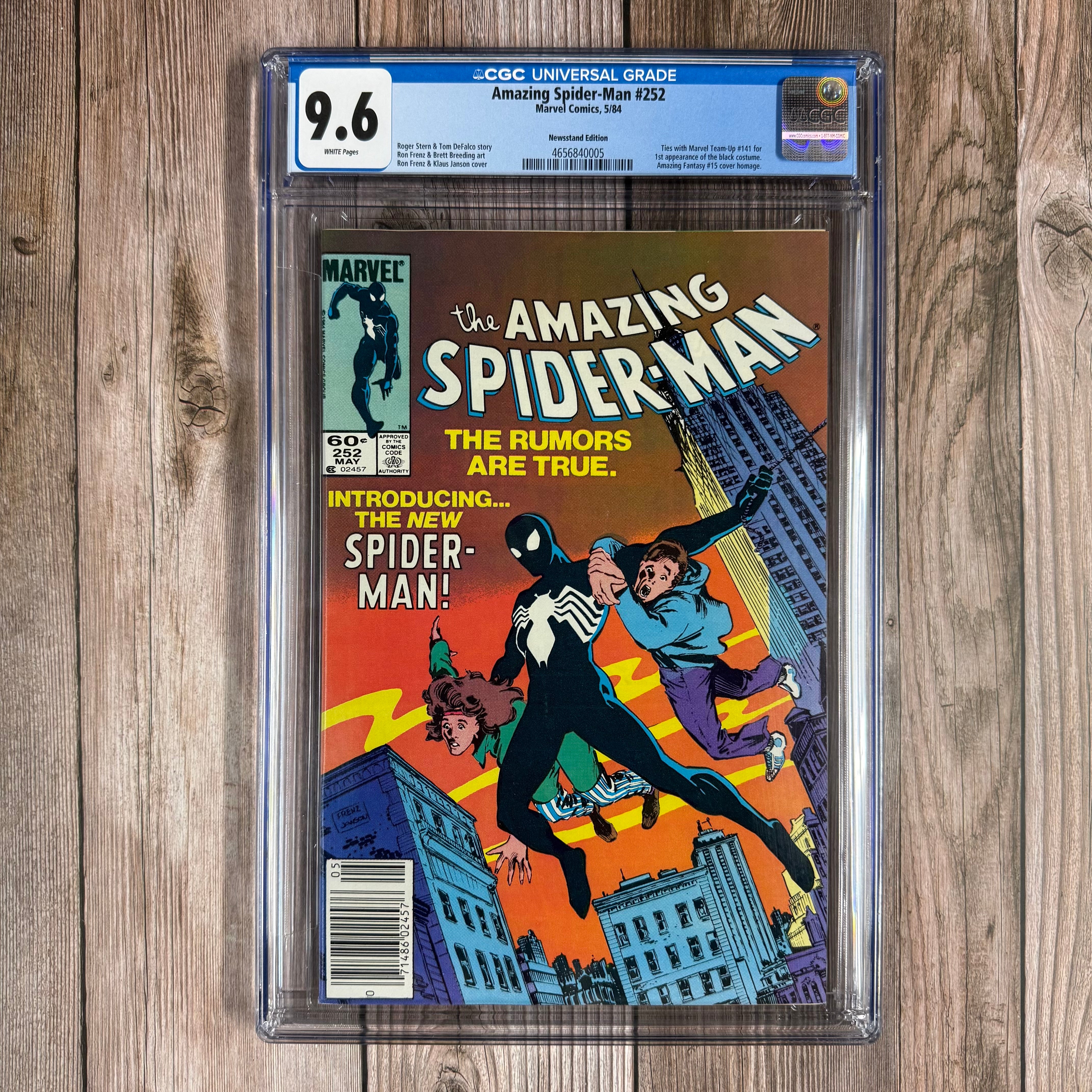 アメコミ Nova #1 初登場 CGC マーベル　スパイダーマン 訳あり Amazing Spider-Man #252 CGC 9.6 WP 1st appearance of Spider-Man's