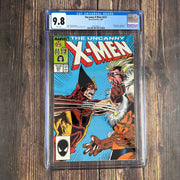 Uncanny X-Men #222 CGC 9.8 WP, Classic battle of the X-Men versus the Marauders