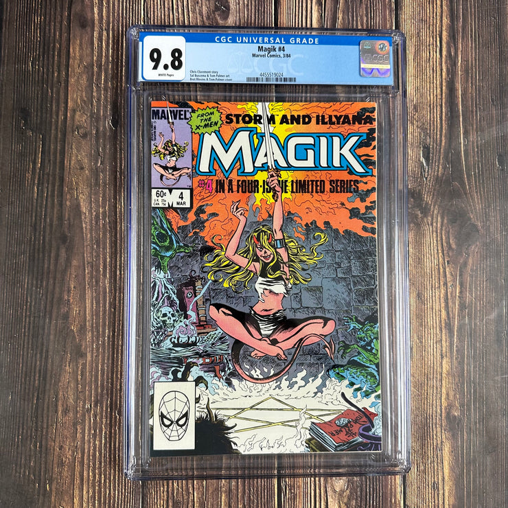 Magik #4 CGC 9.8 WP, Illyana Rasputin becomes Darkchylde