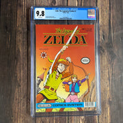 Link: The Legend of Zelda #1 CGC 9.8 Comic book series inspired by the video game *Trade Available.