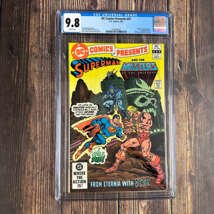 DC Comics Presents #47 CGC 9.8 WP, 1st app of He-Man & Skeletor *Trade Avail.