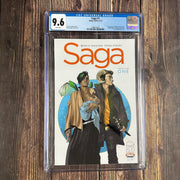 Saga #1 CGC 9.6 1st app of Marko and Alana