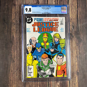 Justice League #1 CGC 9.8 WP, 1st app of Maxwell Lord