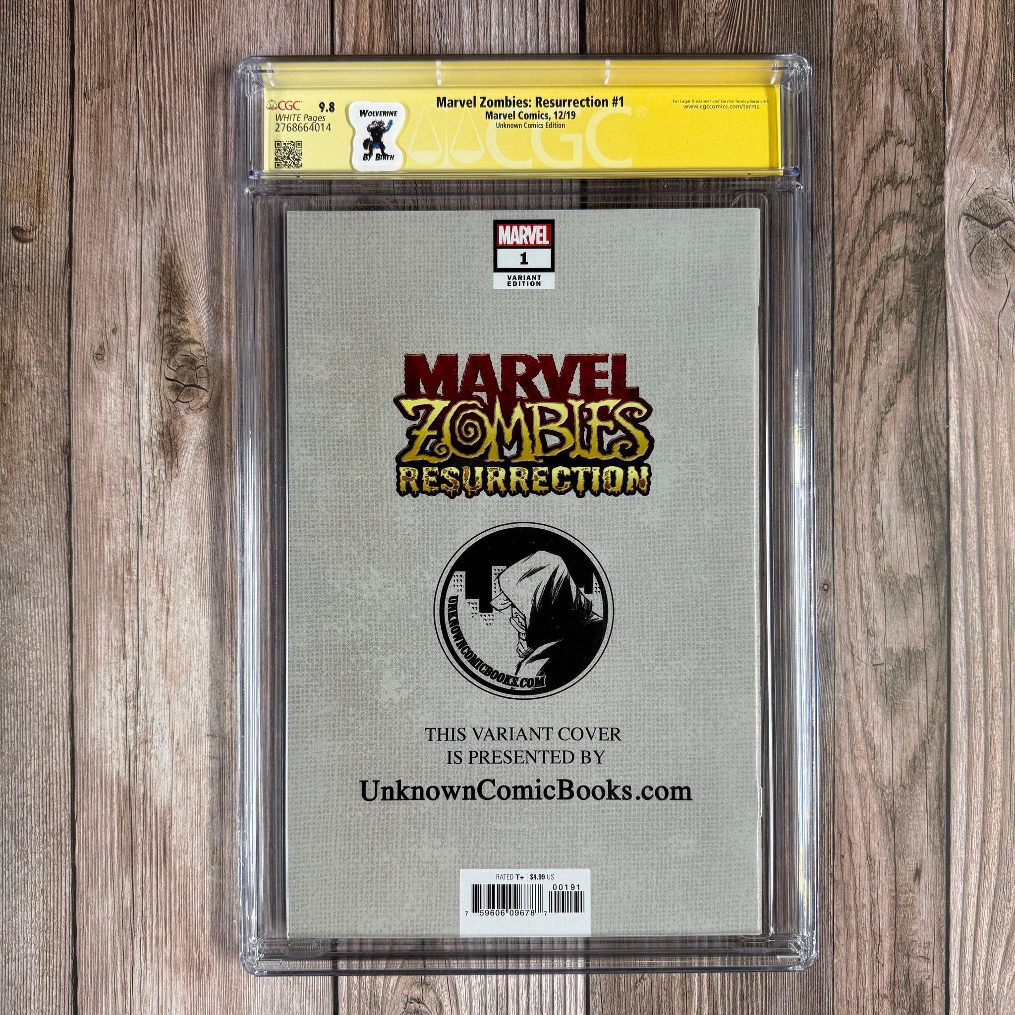 Marvel Zombies: Resurrection #1 CGC 9.8 WP SS Signed by Kael Ngu