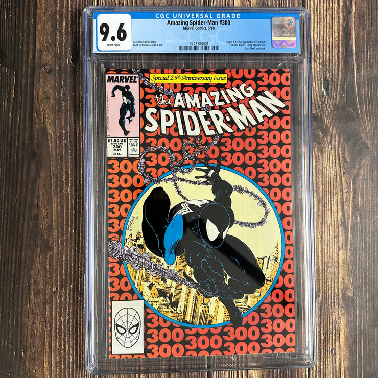 Amazing Spider-Man #300 CGC 9.6 WP, Origin & 1st full app of Venom