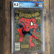 Spider-Man #1 CGC 9.2 UPC Gold Edition, Scarce 2nd Print sold at Walmart