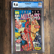 New Mutants #98 CGC 9.6 Newsstand, 1st app of Deadpool, Copycat & Gideon