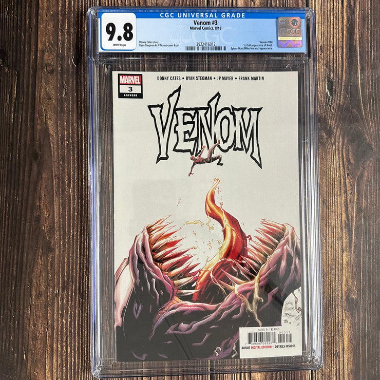 Venom #3 CGC 9.8 1st full app Knull