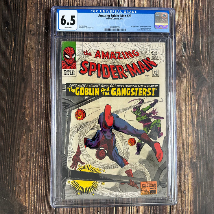 Amazing Spider-Man #23 CGC 6.5 WP, 3rd app of Green Goblin