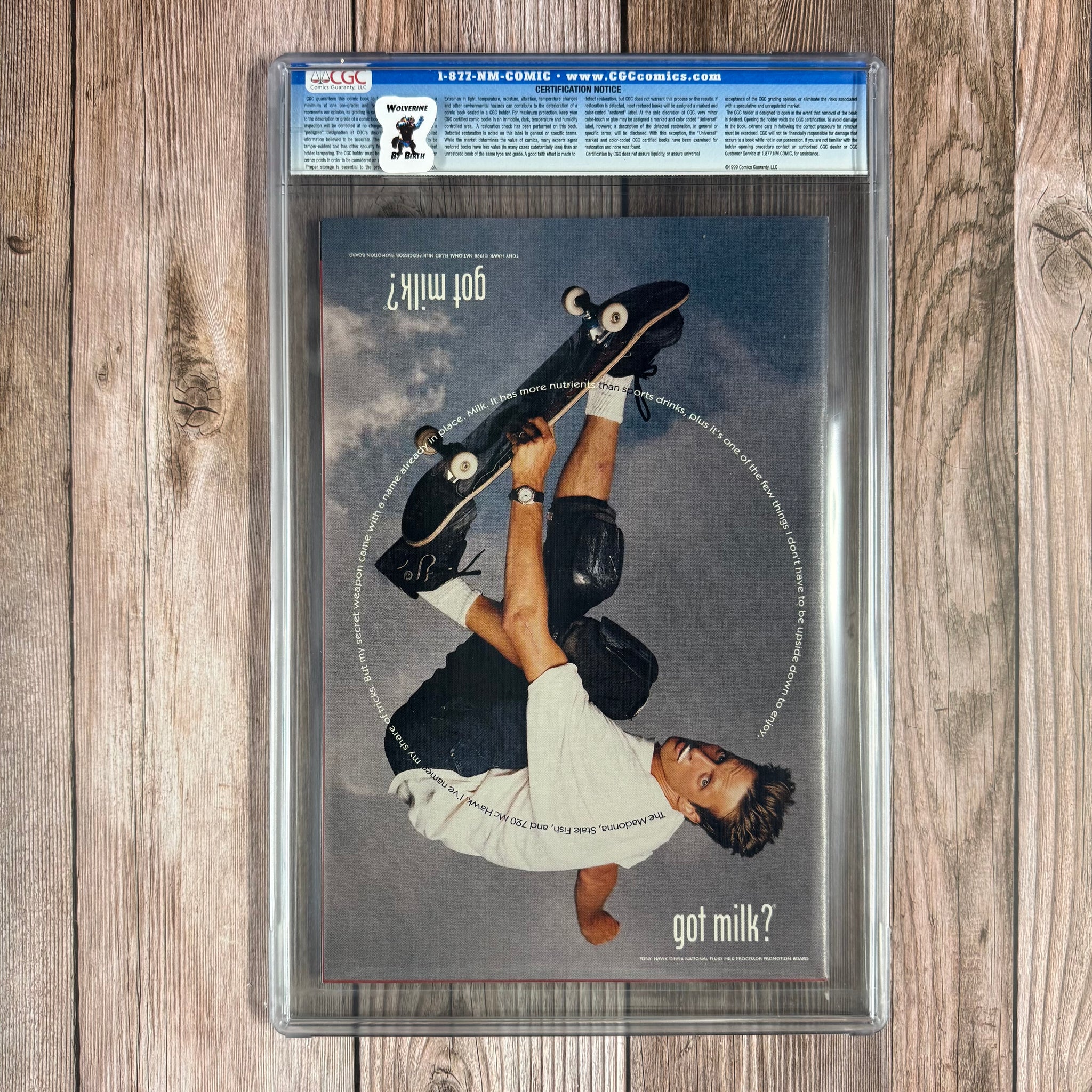 Wolverine #134 CGC 9.8 WP Cover art by Jeff Matsuda (Cert 3019