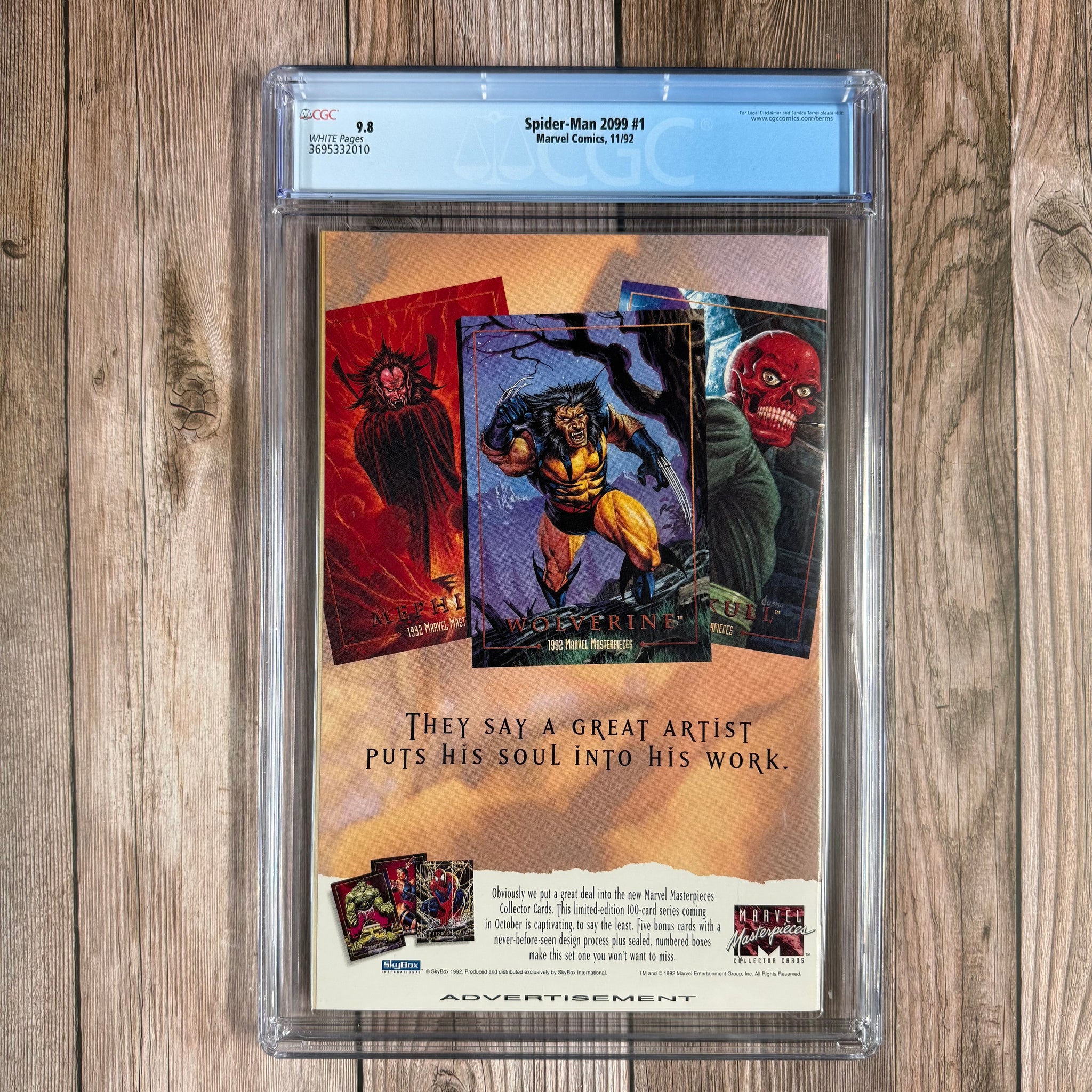 ジャンシロ様オーダー品 Spider-Man 2099 #1 CGC 9.8 WP Red foil cover, 1st Appearance of