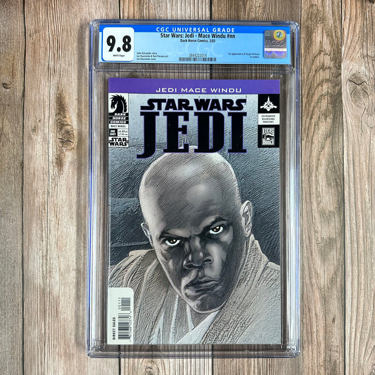 Star Wars: Jedi - Mace Windu #1 CGC 9.8 WP 1st appearance of Asajj Ventress & Sian Jeisel