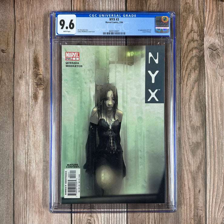 NYX #3 CGC 9.6 WP 1st appearance of X-23, Laura Kinney