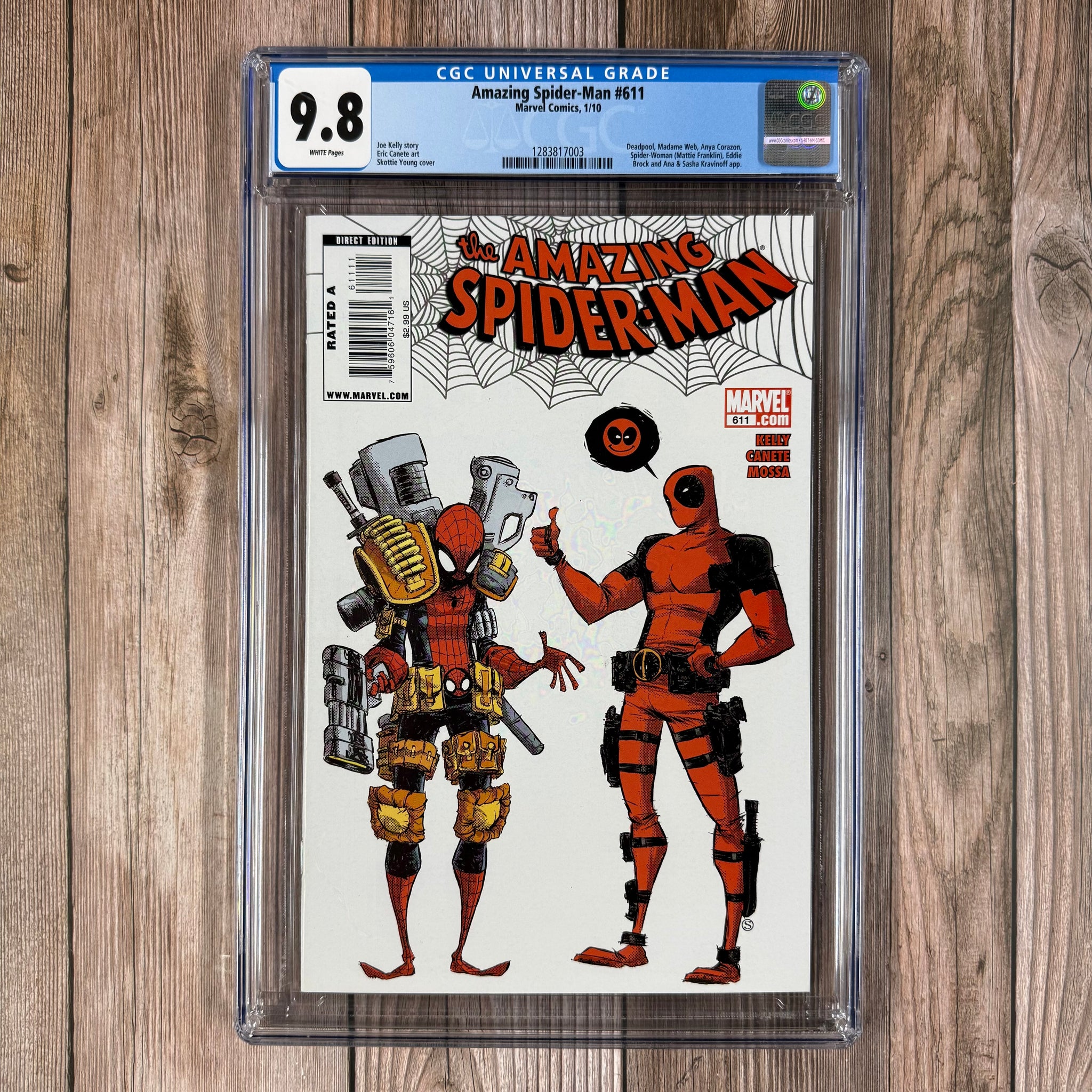 Amazing Spider-Man #611 CGC 9.8 WP Cover art by Skottie Young