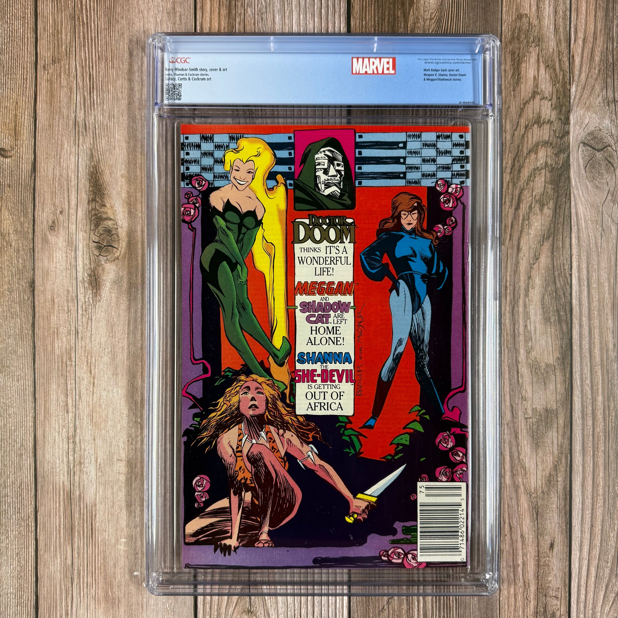 Marvel Comics Presents #75 CGC 9.8 WP Custom Label, ICONIC Cover