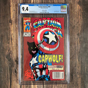 Captain America #405 CGC 9.4 Newsstand Cap. America becomes Werewolf