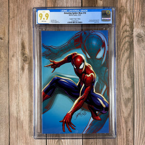 Amazing Spider-Man #10 CGC 9.9 WP MINT Campbell Virgin Edition 1:100 Retailer Incentive Ratio Variant Just Spectacular Collection Cover (Cert 8019)