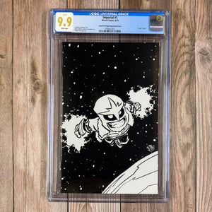 Imperial #1 CGC 9.9 WP MINT 1:25 2nd Printing Young Sketch Cover Virgin Variant 1 of 1! (Cert 7017)