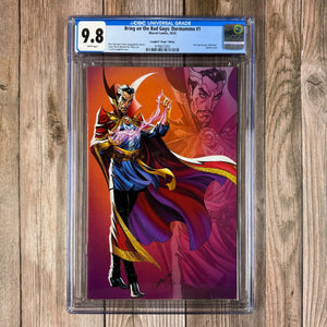 Bring on the Bad Guys: Dormammu #1 CGC 9.8 WP Campbell Virgin Edition 1:100 Ratio Variant Just Spectacular Collection Cover (Cert 7002)