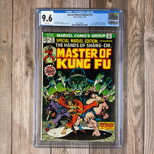 Special Marvel Edition #15 CGC 9.6 WP 1st Appearance of Shang-Chi, Fu Manchu, Sir Dennis Nayland-Smith, Si-Fan and Unnamed Mother (Cert 4001)