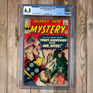 Journey Into Mystery #100 CGC 6.5 WP 1st Appearance of Thor and Loki as children (Cert 4011)