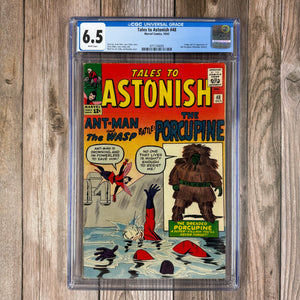 Tales to Astonish #48 CGC 6.5 WP Origin and 1st Appearance of the Porcupine, Alexander Gentry (Cert 4005)