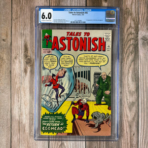 Tales to Astonish #45 CGC 6.0 2nd Appearance of the Wasp and Egghead (Cert 4006)