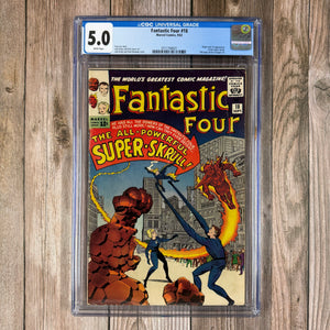 Fantastic Four #18 CGC 5.0 WP Origin and 1st Appearance of the Super-Skrull, Kl'rt, 1st Appearance of Emperor Dorrek VII (Cert 4021)