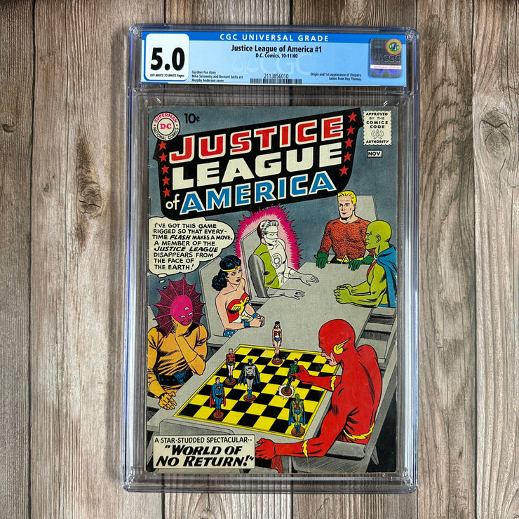 Justice League of America #1 CGC 5.0 1st solo-titled Justice League of America series, 1st appearance of Despero