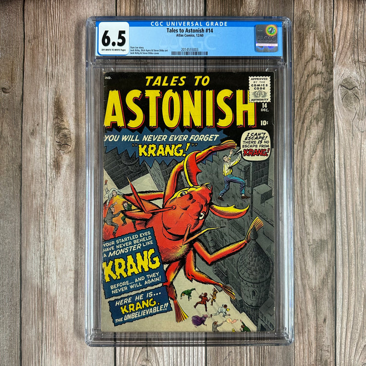 Tales to Astonish #14 CGC 6.5 Cover by Jack Kirby
