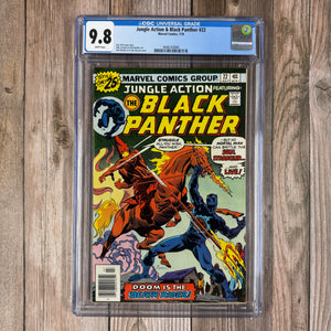Jungle Action #22 CGC 9.8 WP 1st Appearance of Soul Strangler, Black Panther versus the Ku Klux Klan (Cert 3004)