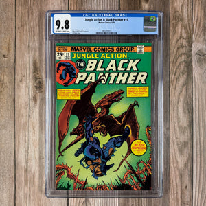 Jungle Action #15 CGC 9.8 1st Appearance of Salamander K'Ruel (Cert 3011)