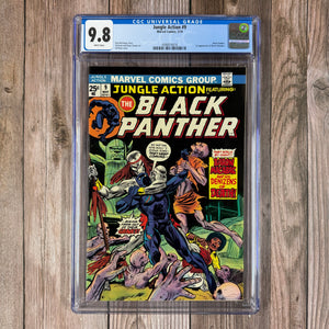 Jungle Action #9 CGC 9.8 WP 1st Appearance of Baron Macabre, Marvel Value Stamp #31 included (Cert 8016)