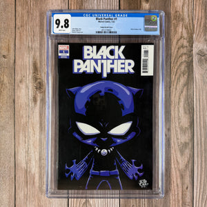 Black Panther #1 CGC 9.8 WP Skottie Young Variant Cover Black Panther #198 legacy numbering (Cert 8002) *