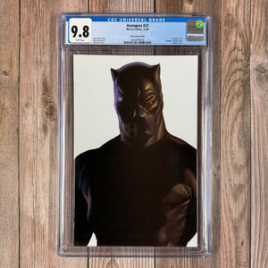 Avengers #37 CGC 9.8 WP Alex Ross Timeless Virgin Variant Cover Art by Alex Ross featuring Black Panther (Cert 4024)