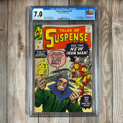 Tales of Suspense #48 CGC 7.0 Debut of Iron Man's 'Model II' armor, classic red & gold