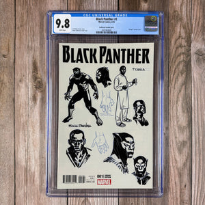 Black Panther #1 CGC 9.8 WP 1:20 Brian Stelfreeze Design Variant Cover 1st Appearance of Zenzi (Cert 9008)