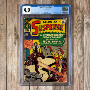 Tales of Suspense #52 CGC 4.0 1st Appearance of the Black Widow, Natasha Romanova, Death of the first Crimson Dynamo (Cert 1004) *