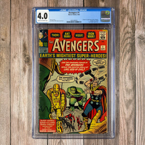 Avengers #1 CGC 4.0 1st Team Appearance and Origin of the Avengers (Cert 6002)